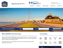 Tablet Screenshot of hotelpedrofigari.com